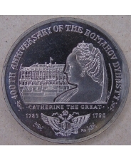 Британские Виргинские Острова 1 доллар 2013 400 лет, Екатерина II. арт. 3617-63000